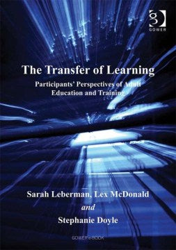 The Transfer of Learning - MPHOnline.com