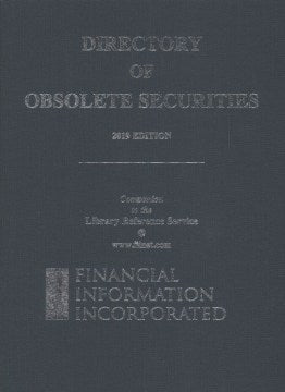 Directory of Obsolete Securities 2019 - MPHOnline.com