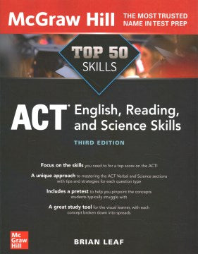 Top 50 Skills for a Top Score  Act English, Reading, and Science Skills - MPHOnline.com