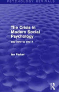 The Crisis in Modern Social Psychology - MPHOnline.com