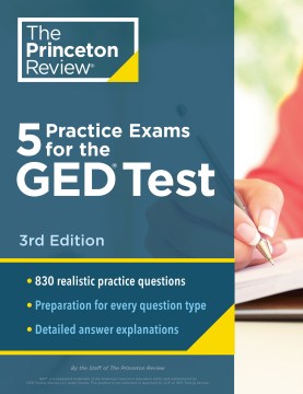 The Princeton Review 5 Practice Exams for the GED Test - MPHOnline.com