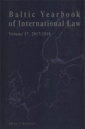 Baltic Yearbook of International Law, 2017/2018 - MPHOnline.com