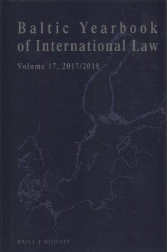 Baltic Yearbook of International Law, 2017/2018 - MPHOnline.com