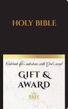 NRSV Updated Edition Gift & Award Bible, Black - MPHOnline.com