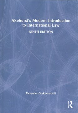 Akehurst's Modern Introduction to International Law - MPHOnline.com