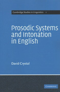 Prosodic Systems and Intonation in English - MPHOnline.com