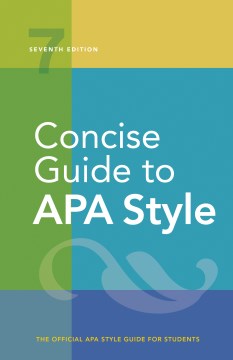 Concise Guide to Apa Style - MPHOnline.com