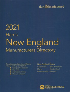 Harris New England Manufacturers Directory 2021 - MPHOnline.com