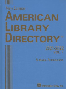 American Library Directory 2021-2022 - MPHOnline.com