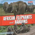 African Elephants and Baboons - MPHOnline.com