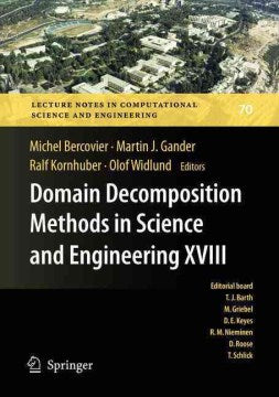 Domain Decomposition Methods in Science and Engineering XVIII - MPHOnline.com