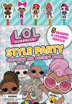 Style Party Coloring and Activity Book - MPHOnline.com