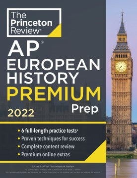 Princeton Review AP European History Premium Prep 2022 - MPHOnline.com