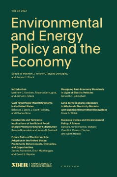 Environmental and Energy Policy and the Economy - MPHOnline.com