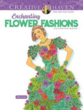 Enchanting Flower Fashions Coloring Book - MPHOnline.com