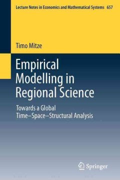 Empirical Modelling in Regional Science - MPHOnline.com