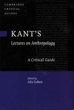 Kant's Lectures on Anthropology - MPHOnline.com