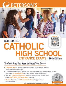 Peterson's Master the Catholic High Schools Entrance Exams - MPHOnline.com