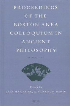 Proceedings of the Boston Area Colloquium in Ancient Philosophy 2019 - MPHOnline.com