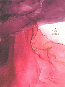 NIV, Artisan Collection Bible, Cloth over Board, Pink, Art Gilded Edges, Red Letter, Comfort Print - MPHOnline.com