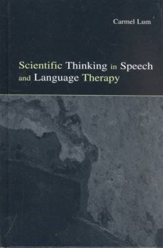 Scientific Thinking in Speech and Language Therapy - MPHOnline.com