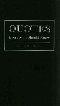 Quotes Every Man Should Know - MPHOnline.com