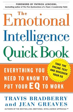 The Emotional Intelligence Quickbook - MPHOnline.com