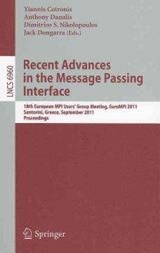 Recent Advances in the Message Passing Interface - MPHOnline.com