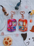 Watercolor Shaking Keychain Neko Gachapon - MPHOnline.com
