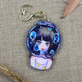 Watercolor Shaking Keychain Breathe in Your Own World - MPHOnline.com
