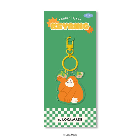 KC-KH02 Keyring Kawan-Haiwan: Orang Utan
