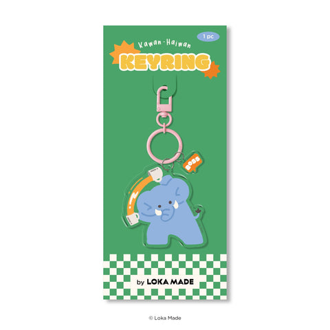 KC-KH03 Keyring Kawan-Haiwan: Elephant