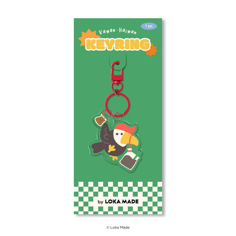 KC-KH05 Keyring Kawan-Haiwan: Hornbill
