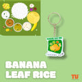 Banana Leaf Rice Keychain - MPHOnline.com