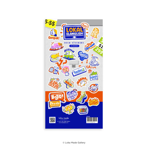 Stickers KDS10 Deco Sticker Lokal Slanglish!