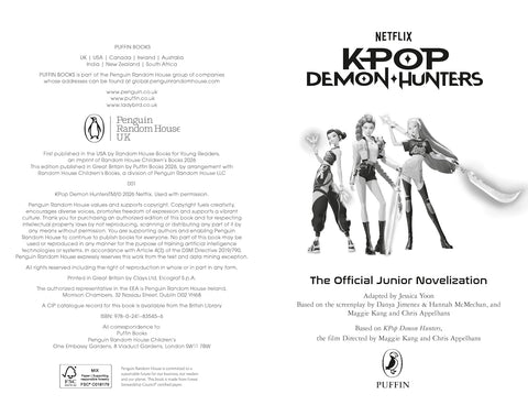 KPop Demon Hunters: The Official Junior Novelization - MPHOnline.com
