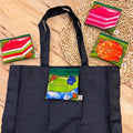 KTJ Kuih Foldable Tote Bag (Angku) (unfolded from pouch; different pouch design) - KTJ/RODRELL - MPHOnline.com