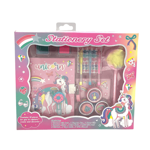 LOTTIE & BO Stationery Set- Magical Unicorn - MPHOnline.com