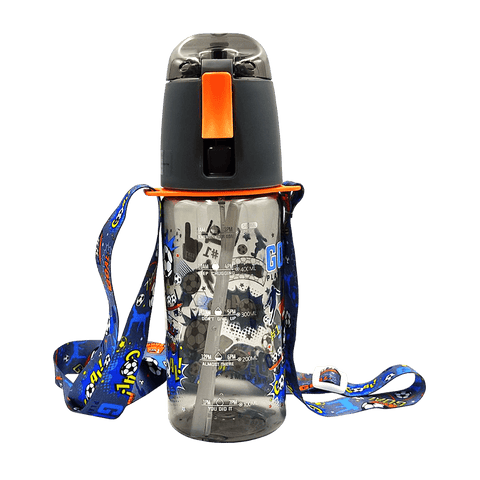 LOTTIE & BO Water Bottle with Spritz 580ml - Football Fever - MPHOnline.com