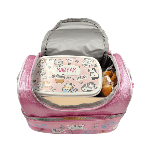 LOTTIE & BO Lunch Bag - Purrfect Kitty - MPHOnline.com