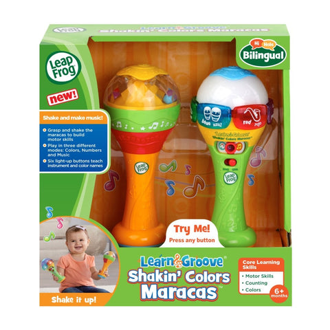 LEAPFROG Learn & Groove Shakin' Color Maracas (80607540) - MPHOnline.com