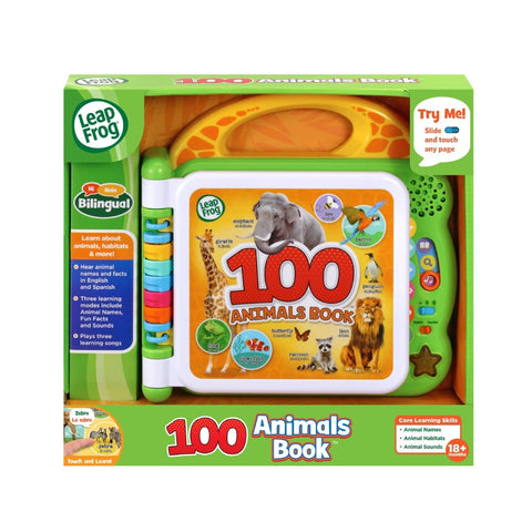 LEAPFROG 100 Animals Book, ENG/BM (609571) - MPHOnline.com