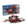LEGO F1® Pit Stop & Pit Crew with Ferrari Car (60443) - MPHOnline.com