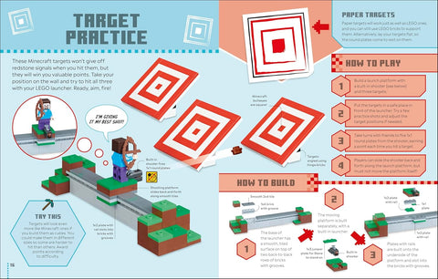 LEGO Minecraft Games Book: 50 Fun Ideas to Inspire Play with Your LEGO Collection! - MPHOnline.com