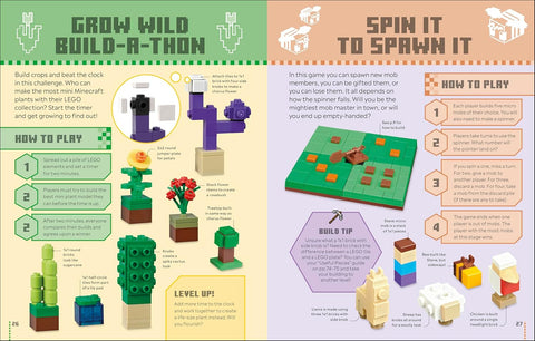 LEGO Minecraft Games Book: 50 Fun Ideas to Inspire Play with Your LEGO Collection! - MPHOnline.com