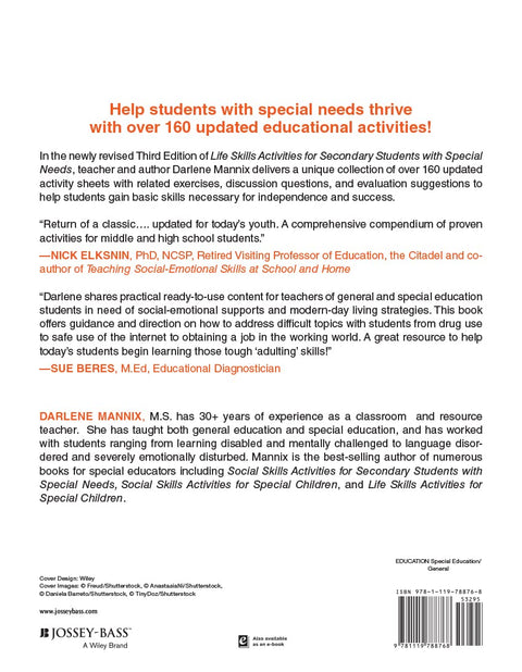 Life Skills Activities for Secondary Students with Special Needs, 3E - MPHOnline.com