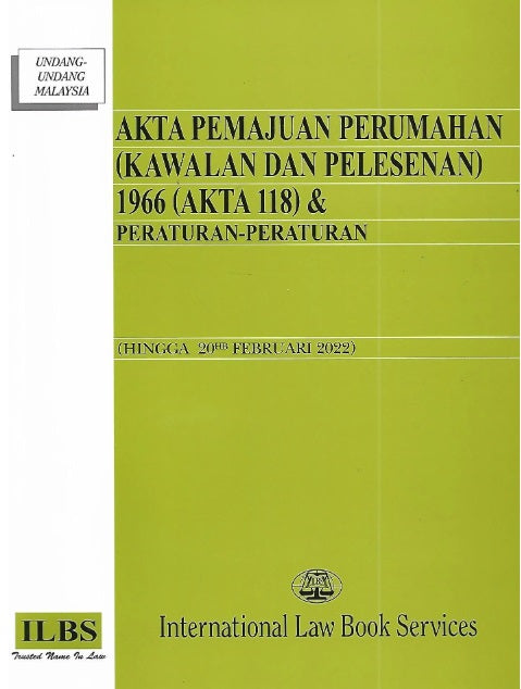 Akta Pemajuan Perumahan (Kawalan Dan Pelesenan) 1966 – MPHOnline.com