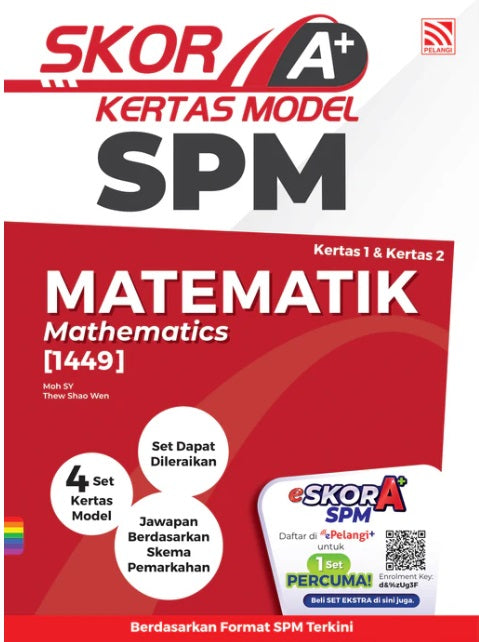 Skor A+ SPM Kertas Model 2024 Matematik - MPHOnline.com