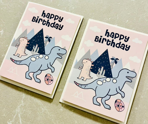 EMMA5 Dino Birthday Card Pack - MPHOnline.com