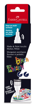 FABER-CASTELL Shake & Paint Markers 1 X Box White EN/FR 285511 - MPHOnline.com